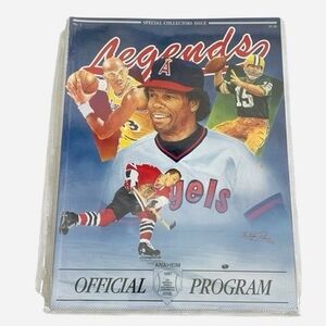 Legends Sports Memorabilia Magazine 1991 Rod Carew National Program Issue #1 VG